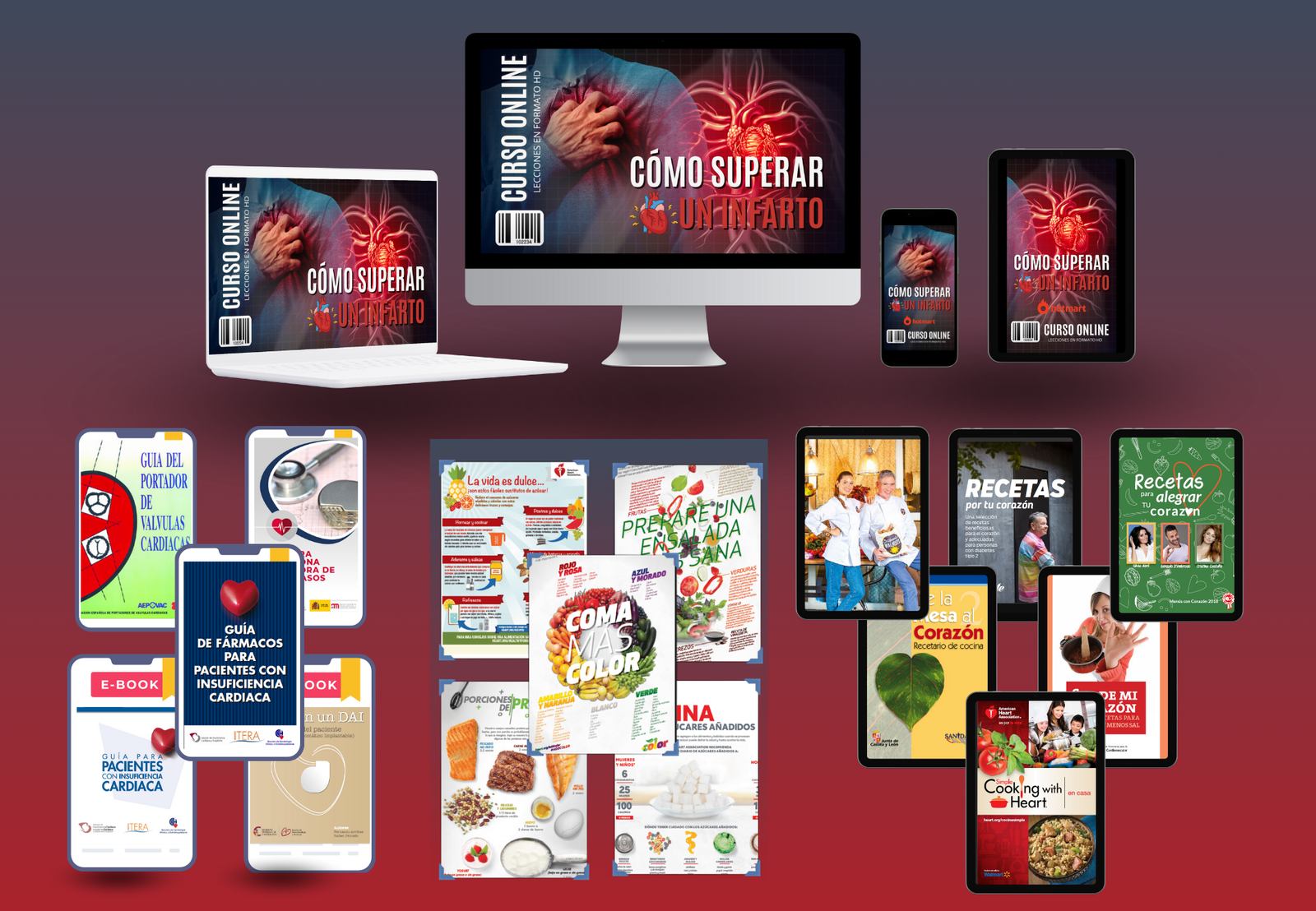Programa Supera el infarto con sus materiales, lecciones y recursos
