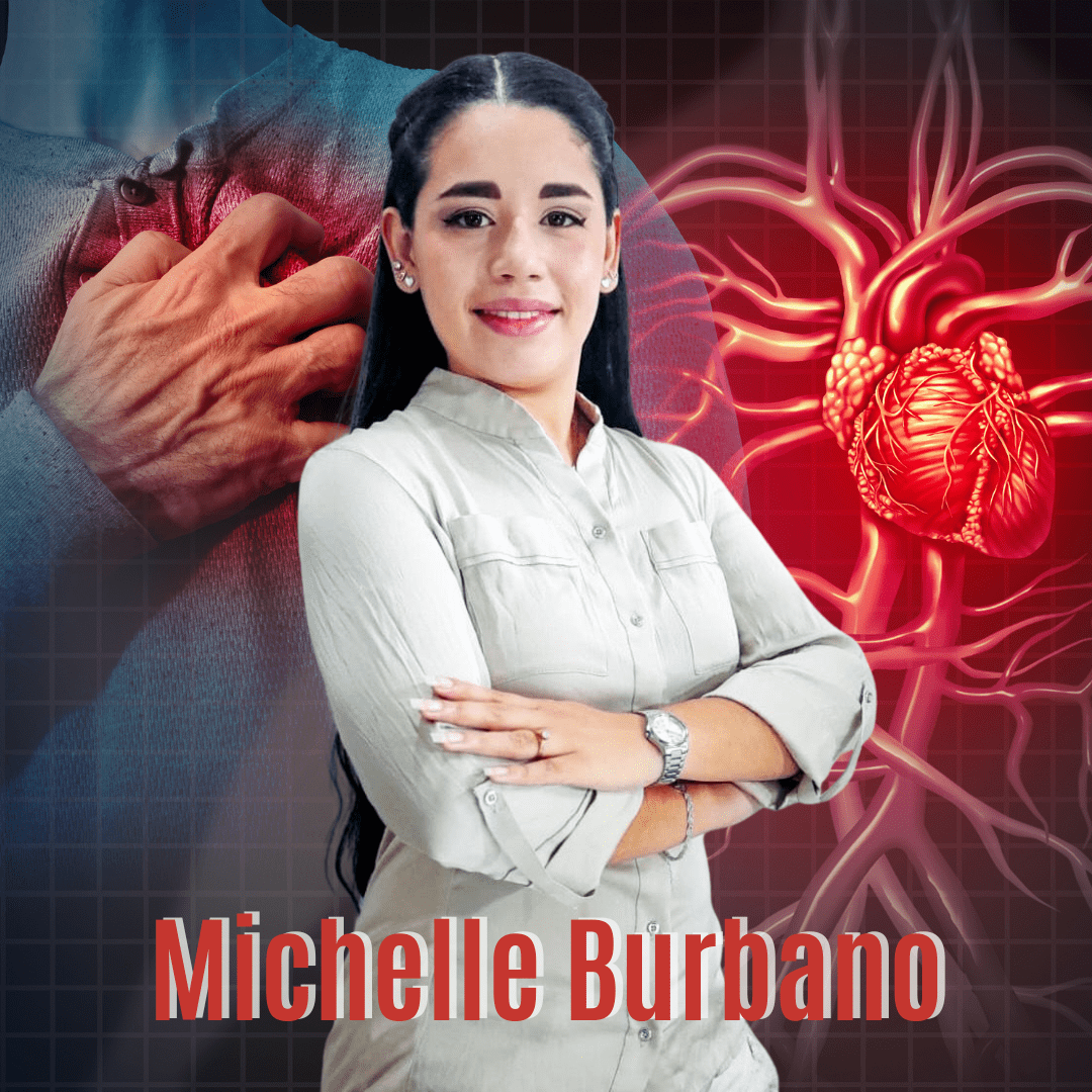 Michelle Burbano, creadora de Supera el infarto