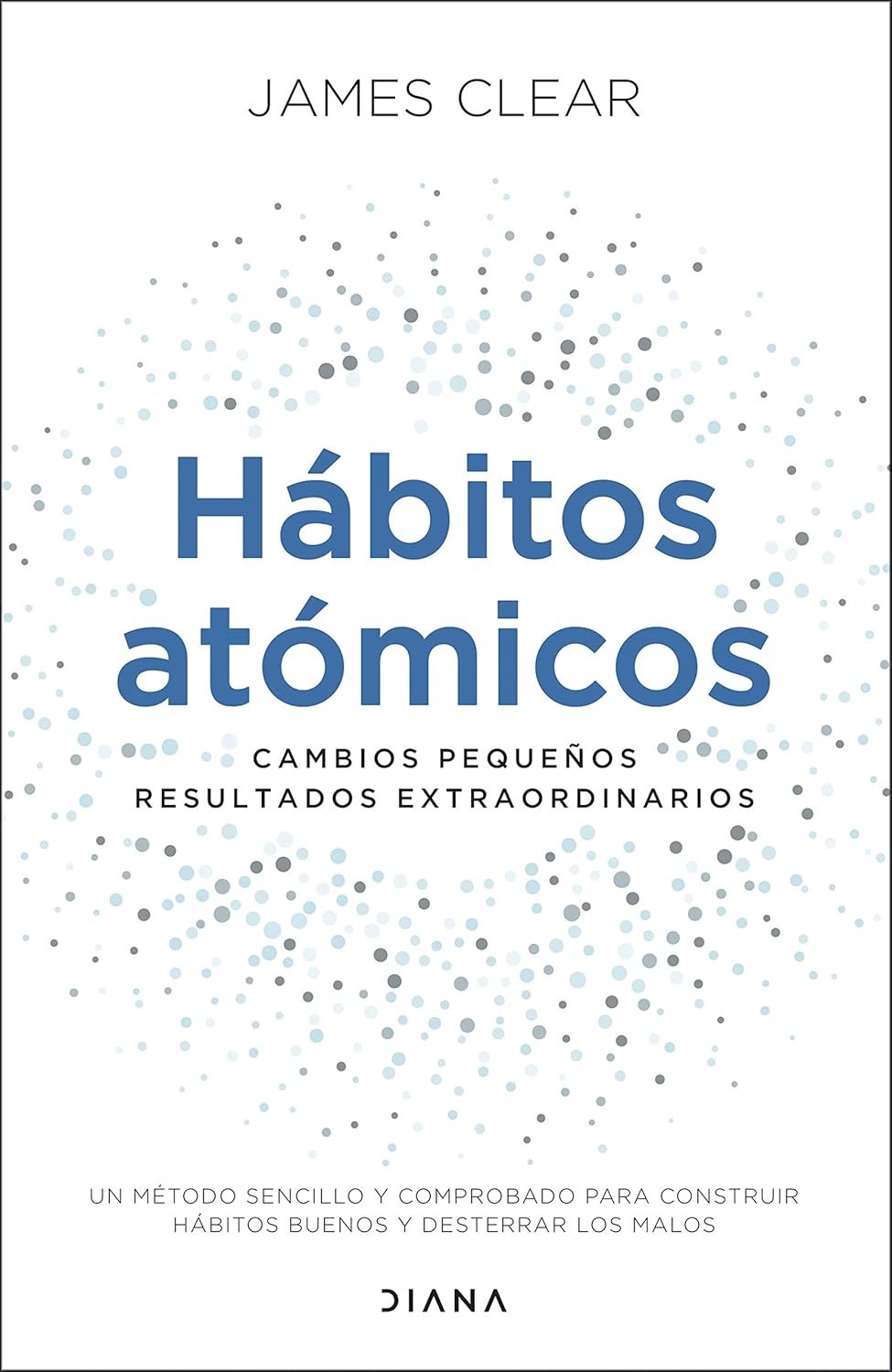 Portada del libro Hábitos atómicos de James Clear